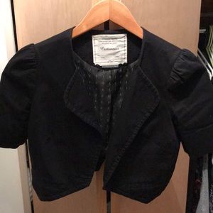 Anthro Cartonnier Crop Blazer
